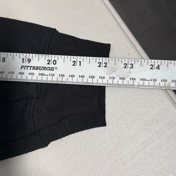 All Over Rhinestone Hearts Hoodie Sweatshirt Womens XL Black Valentines Day - Picture 6 of 8